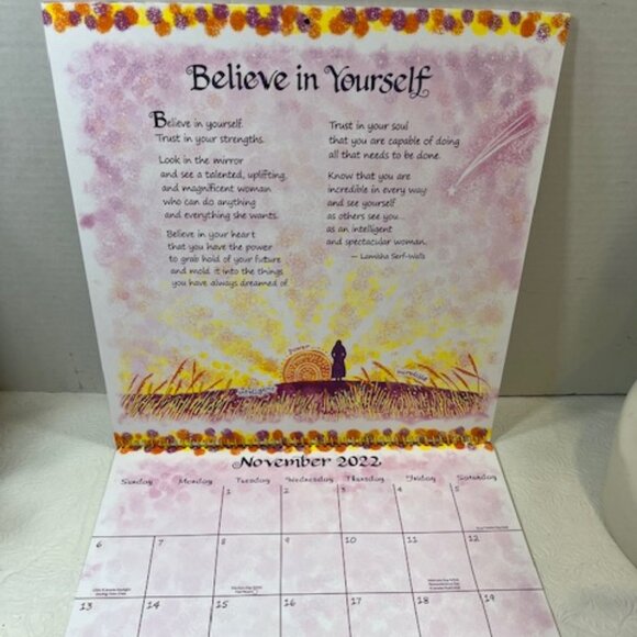 2022 Words Every Woman Should Remember 12-Month Inspirational Wall Calendar - Picture 5 of 13